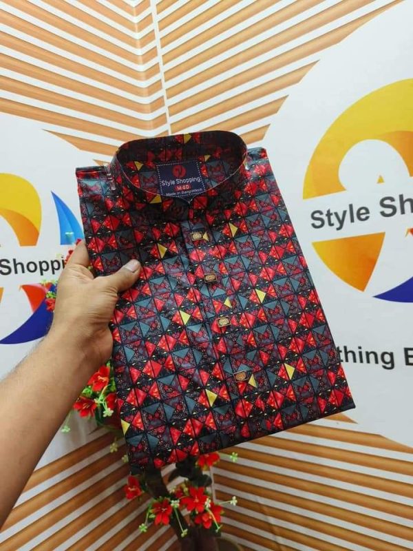 লাল কালার ডিজিটাল পাঞ্জাবি